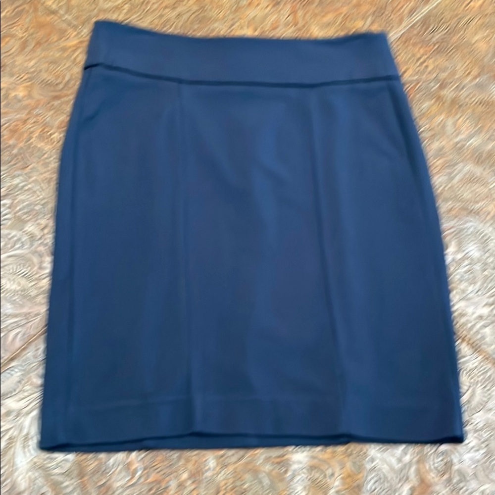 CABI Navy Blue Pencil Skirt